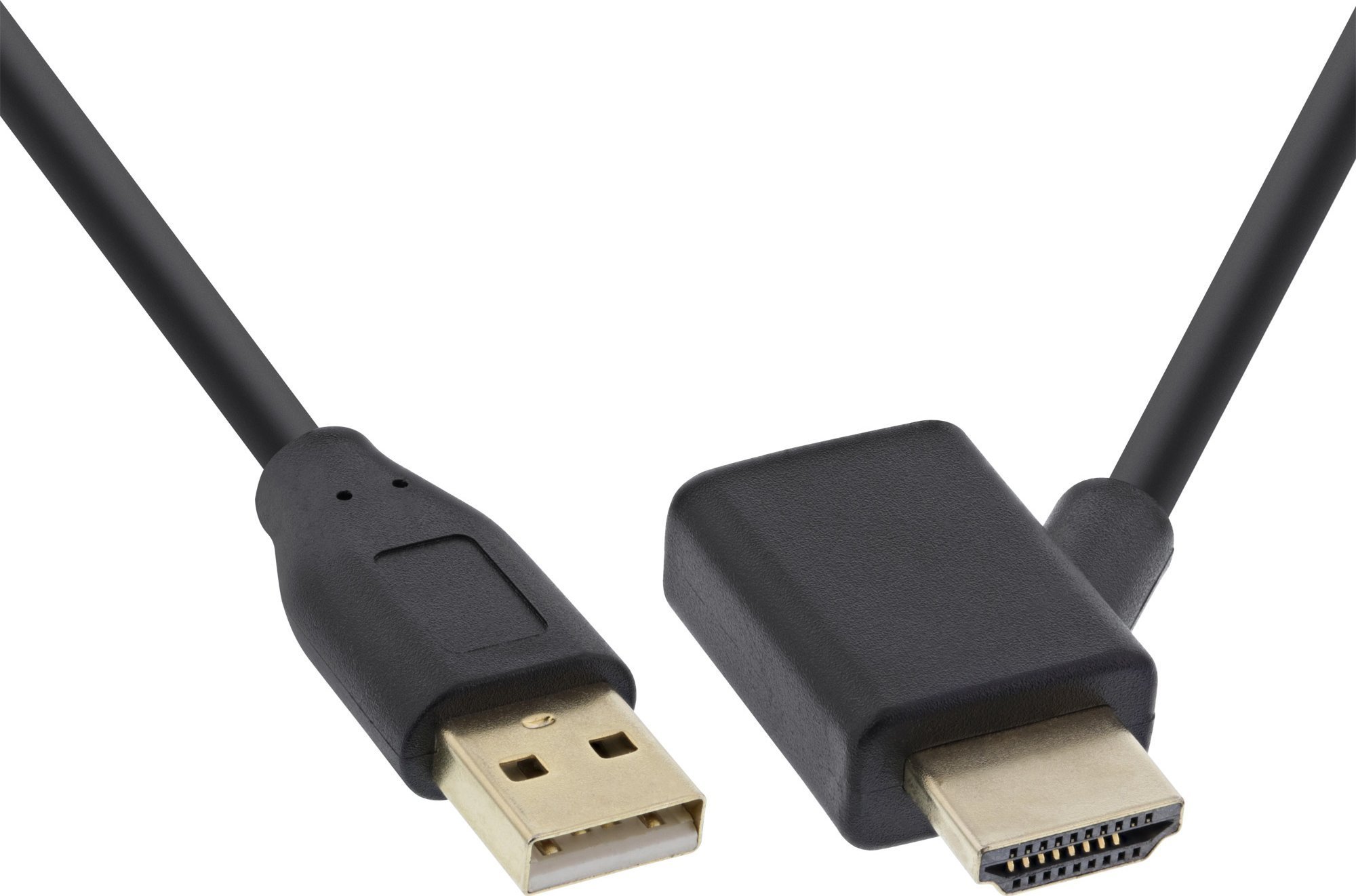 Adaptor USB InLine Fără USB - HDMI Negru (17600I)