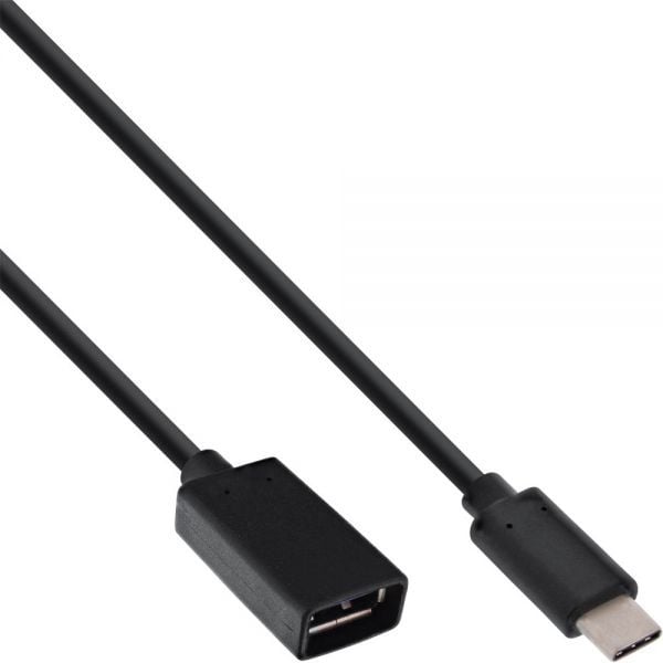 Accesoriu pentru imprimanta inline USB-C - USB-A (M / F) 0.15m Negru (35800)