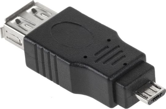 Adapter USB LechPol microUSB - USB Czarny (ZLA0869)