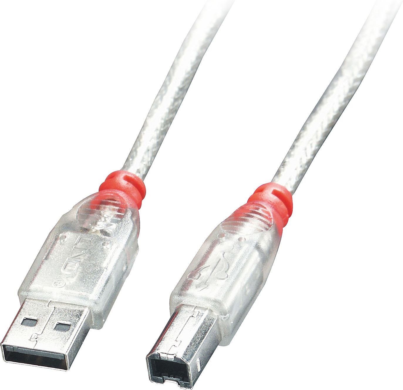 Accesoriu pentru imprimanta lindy USB-B 0.2m Transparent (41750)