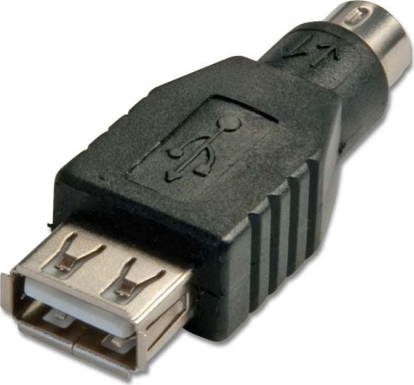 Lindy USB - Adaptor PS/2 Negru (70000)