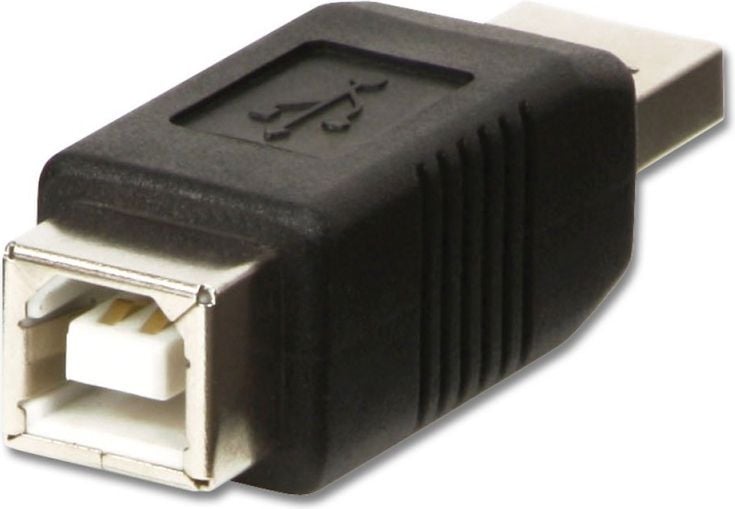 Cablu lindy Adaptor (adaptor, conector) mufa USB A - mufa USB B (71231)