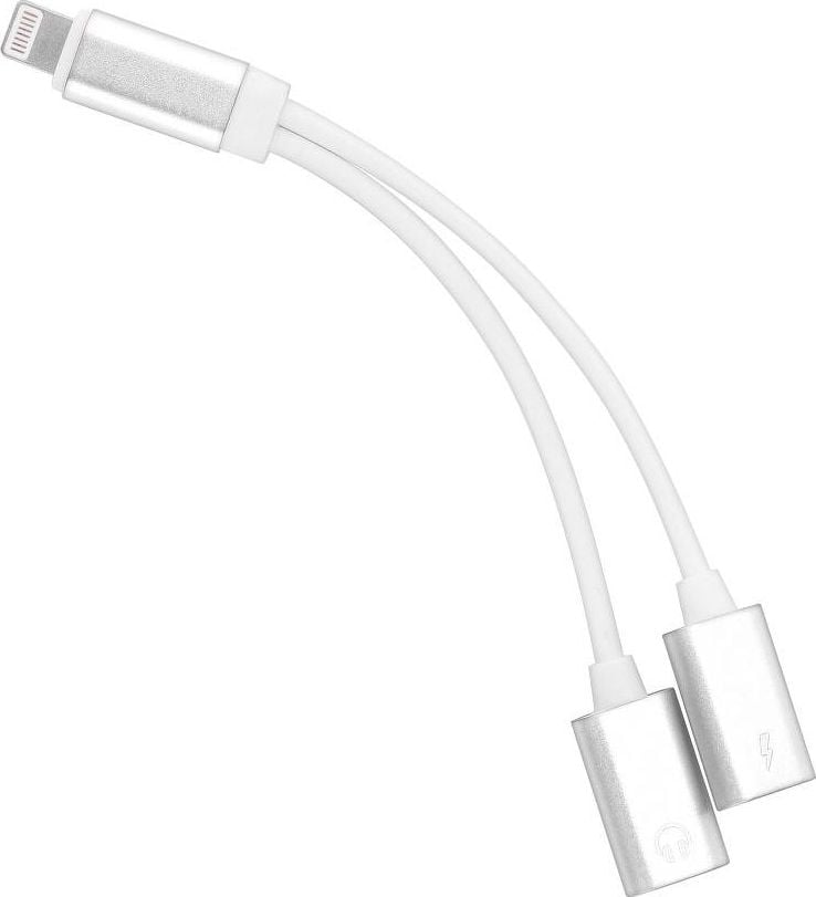 Partener Tele.com Adaptor USB Lightning - Lightning x2 White
