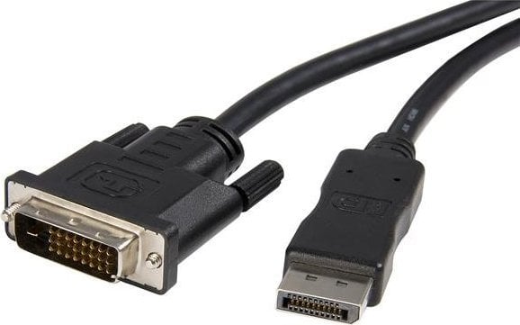 Adaptor USB StarTech Adaptor cablu StarTech DP2DVIMM6X10 1,82 m DVI-D DisplayPort Negru
