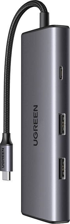 Adapter USB Ugreen Adapter 7w1 UGREEN Hub USB do 2x USB-A 3.2, USB-C 3.2, SD/TF, PD