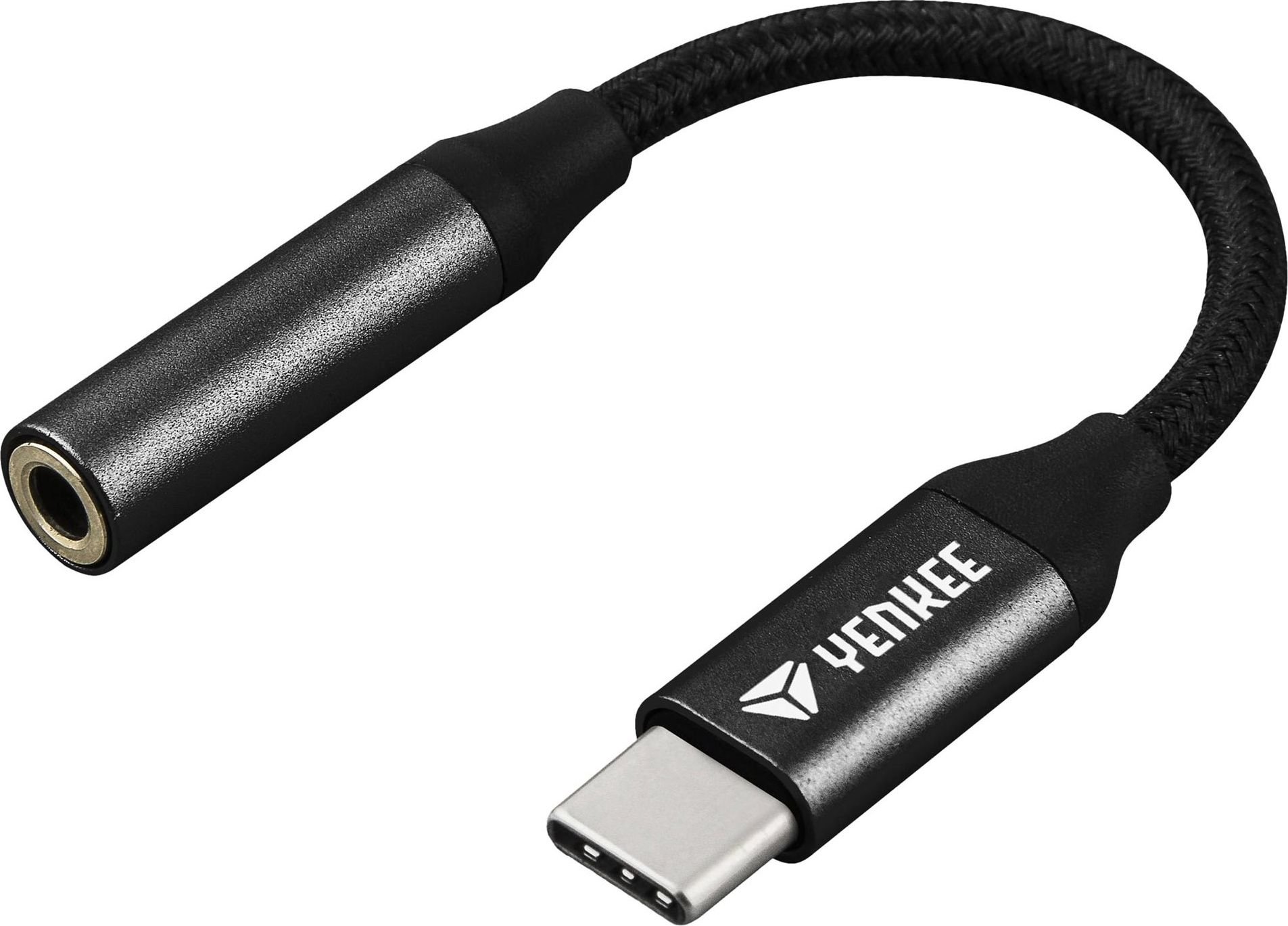 Adapter USB Yenkee YTC 102 USB-C - Jack 3.5mm Czarny (35054433)