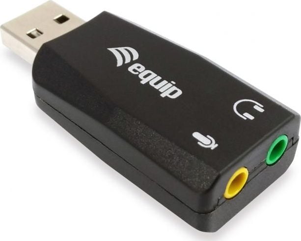 Placi de sunet - Adaptor audio Equip 245320, extern, interfata USB, stereo