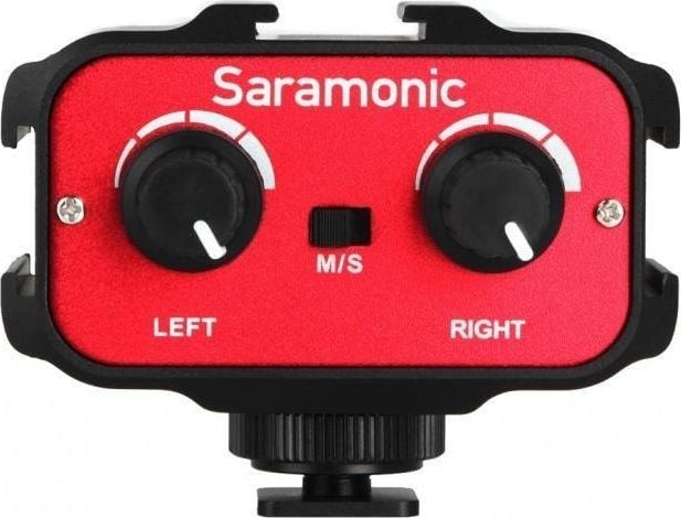 Adaptor audio Saramonic SARAMONIC SR-AX100 - 3,5 mm in/out pentru camere VDSLR