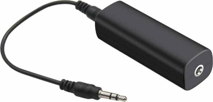 Adaptor AV Aptel Jack 3.5mm - Jack 3.5mm negru (AK319B)