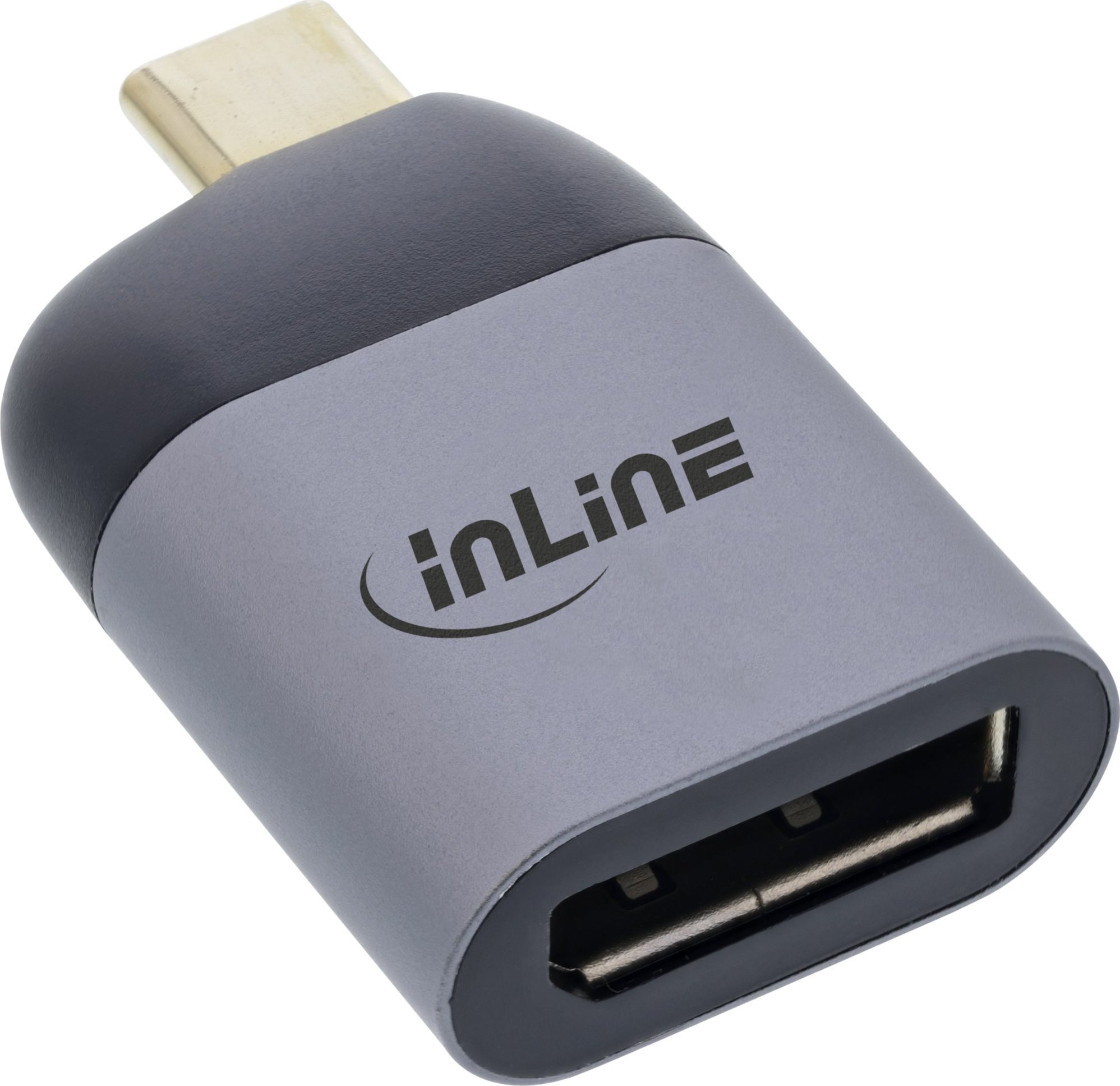 Adaptor AV InLine Convertor de afișare USB InLine®, USB Type-C tată la DisplayPort mamă (DP Alt Mode), 8K@60Hz