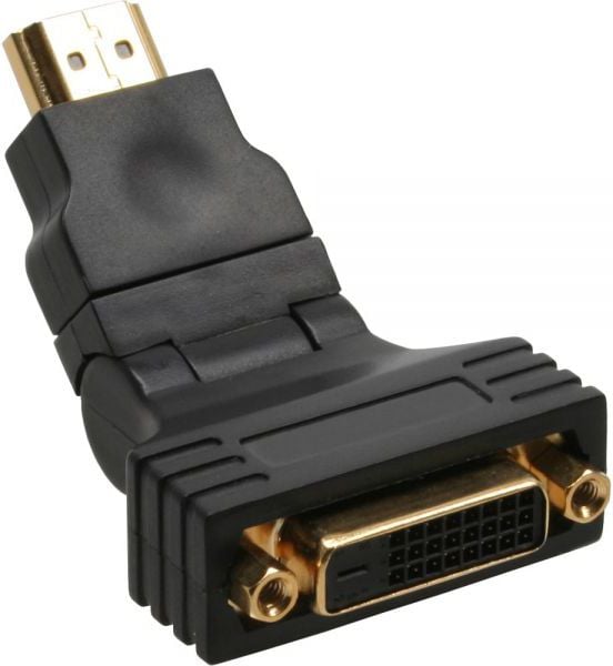 Adaptor AV InLine HDMI - DVI-D negru (17670W)
