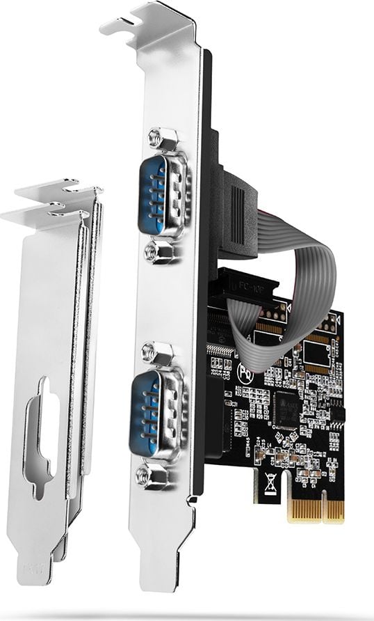 Adaptor AXAGON PCI-Express PCEA-S2N PCIe controller 2x serial