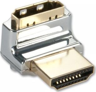 adaptor CROMO LINDY HDMI tip 90degree Up conector AM AF - 41506