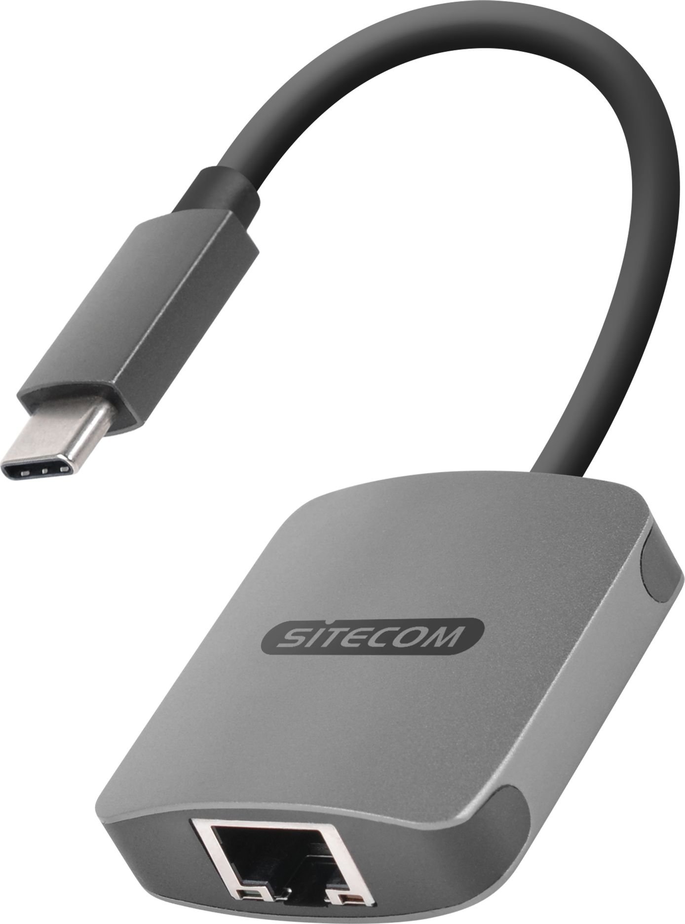 Adaptor de rețea Sitecom CN-376 USB-C - RJ-45 1 Gbps gri (001901160000)