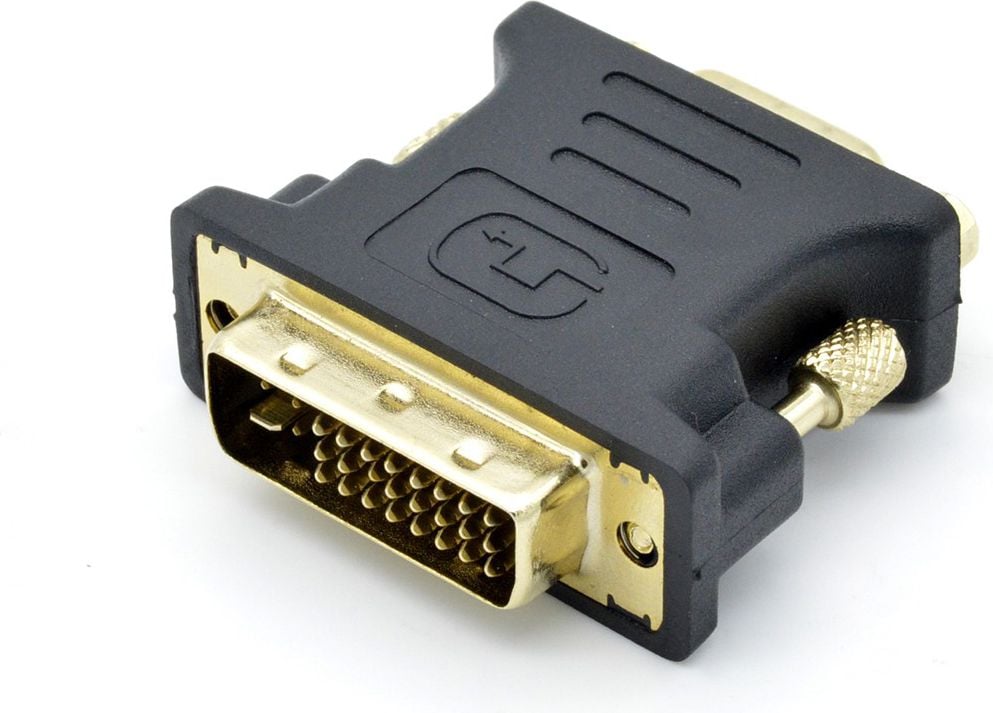 Adaptor DVI M - VGA F placat cu aur (AKTBXVADVIMVGAF)