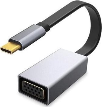 Adaptor multimedia Platinet 44711,USB tip C la VGA,1080p 60Hz