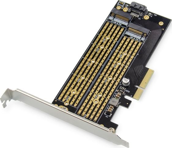 Adaptor PCIe 3.0(x4) M.2NGFF/NVMe SSD Digitus