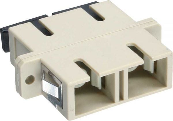 Adaptor pentru fibră optică, duplex SC/SC MM, gri (89992A)