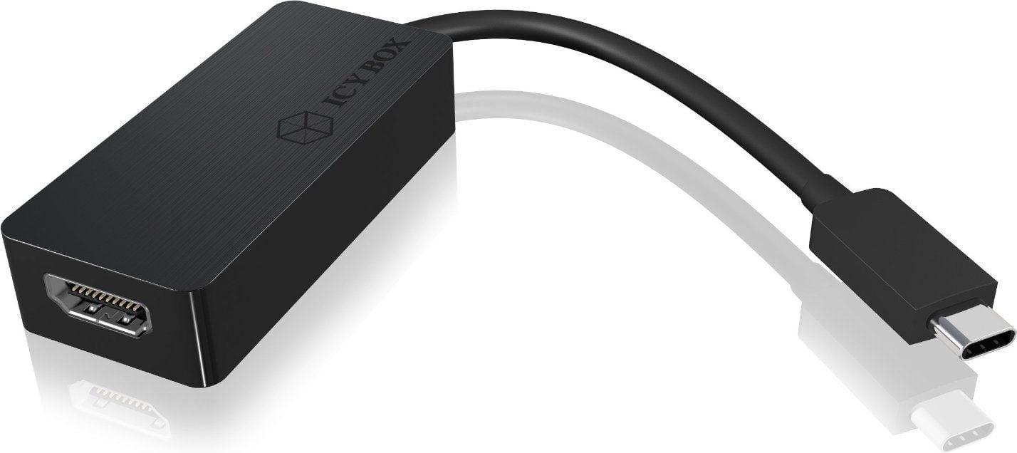 Adaptor , RaidSonic , IcyBox USB tip C la HDMI , negru