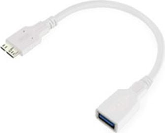Adaptor Savio CL-87, USB la Micro USB, Alb