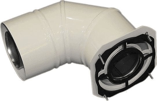 Adaptor SpiroFlex 60/100 IMK (genunchi) alb