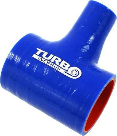 Adaptor TurboWorks T-Piece TurboWorks Pro Blue 63-9mm