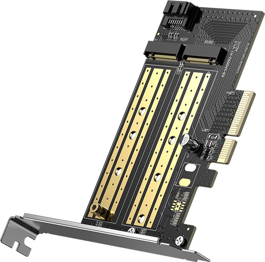 Adaptor Ugreen PCIe 3.0 x4 la M.2 M-Key + M.2 B-Key