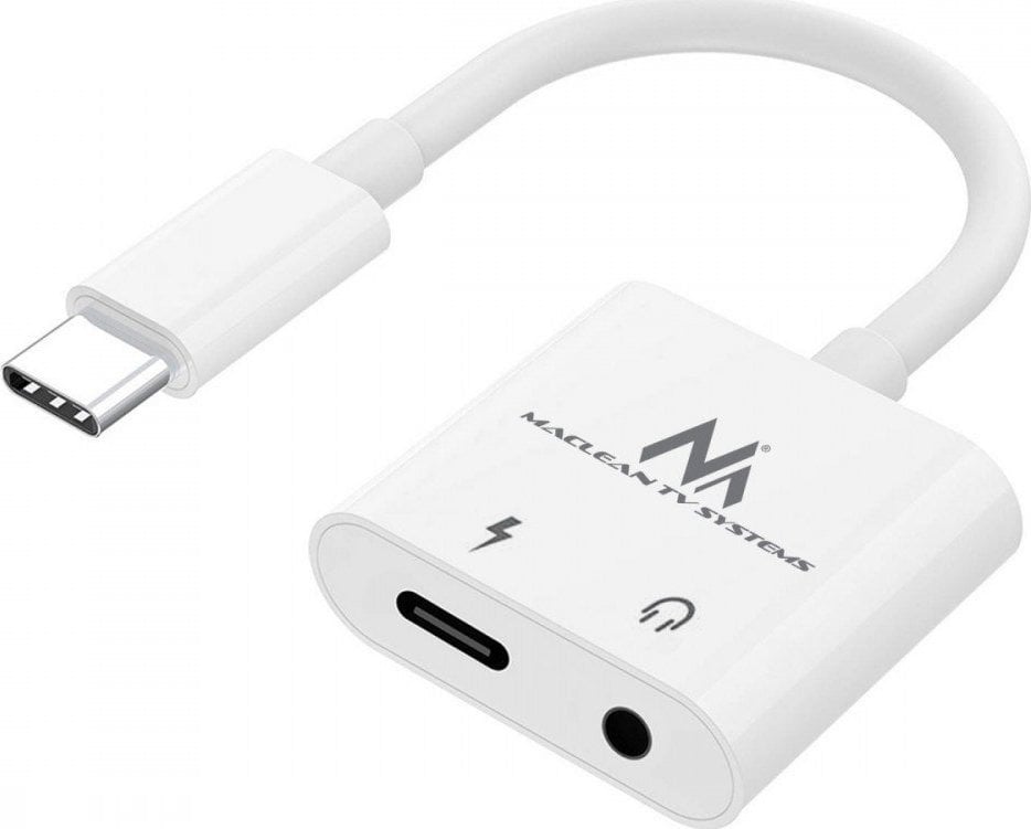 Adaptor USB Adaptor Maclean USB tip C mufă de 3,5 mm PD MCTV-848