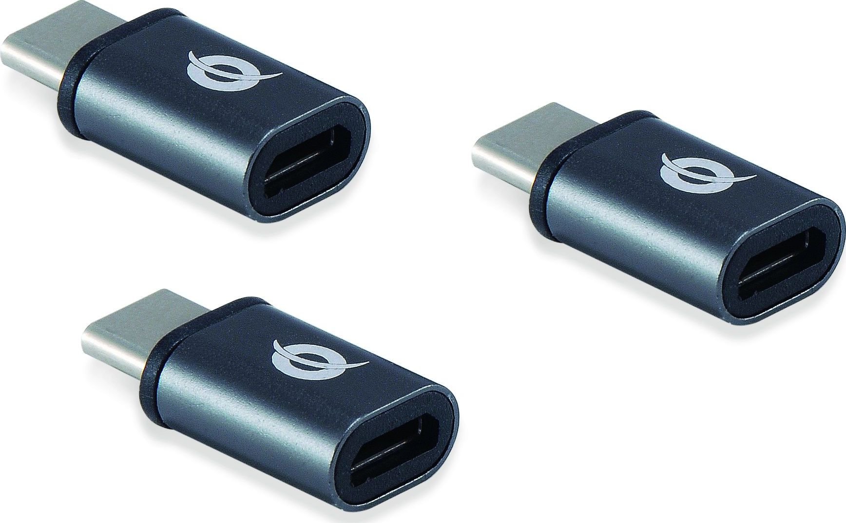 Adaptor USB Conceptronic DONN05G USB-C - microUSB gri (DONN05G)