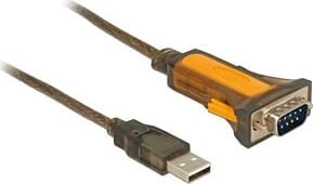 Adaptor USB Delock 65840 USB - RS-232 Gri (65840)