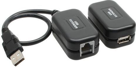 Adaptor USB InLine USB - RJ45 Negru (33600A)