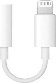 Adaptor USB Lightning - mufă de 3,5 mm alb (25761)