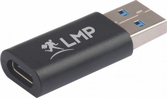 Adaptor USB LMP Nici unul USB-C - USB Negru (LMP-USBC-USB-FM-B)