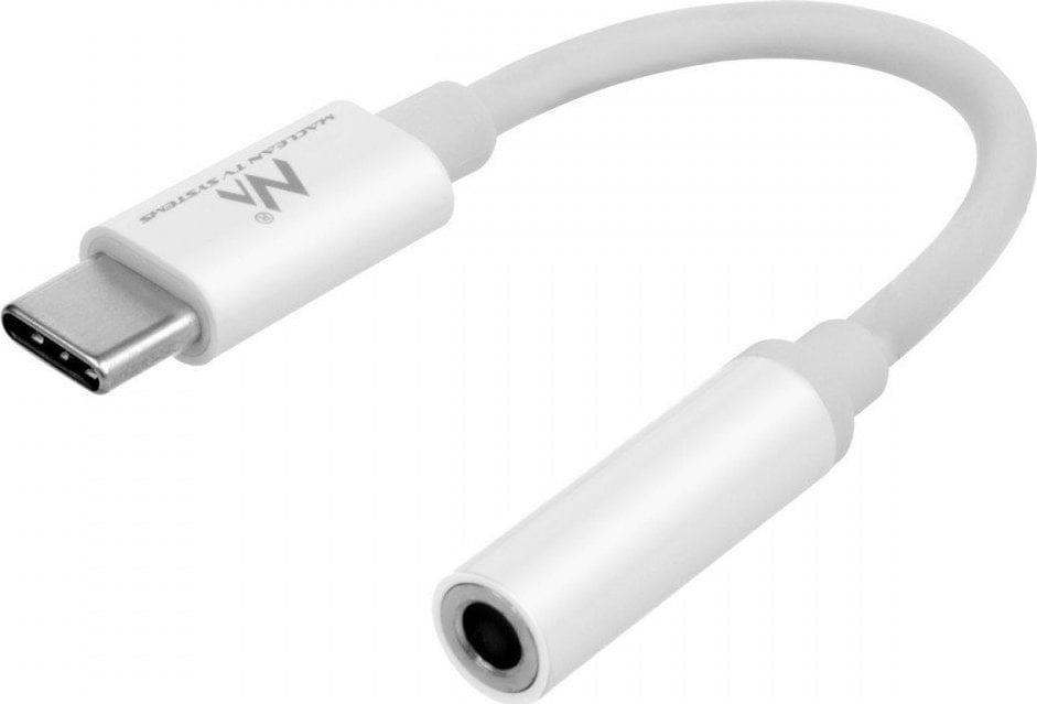 Adaptor USB Maclean Adaptor USB Type-C - mini mufă de 3,5 mm Maclean, cip digital, suportă 99% dintre dispozitivele de pe piață, MCTV-847