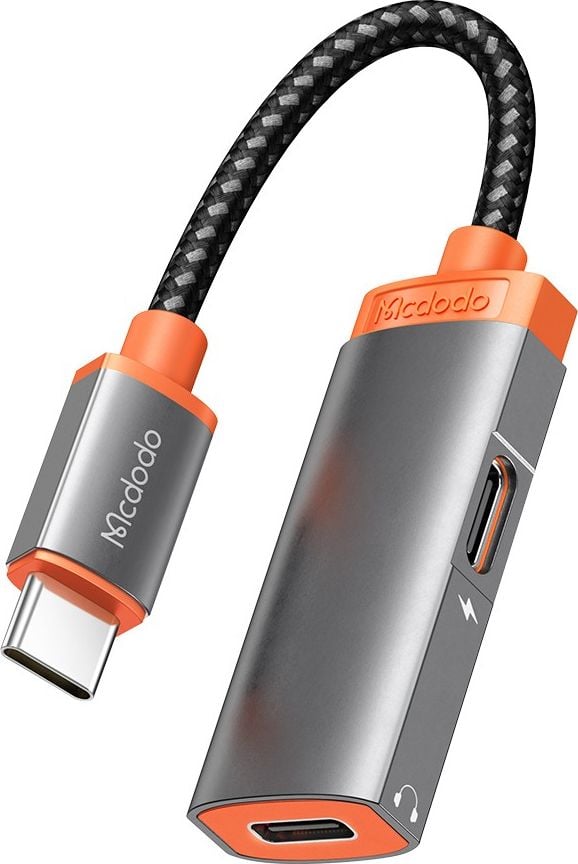 Adaptor USB Mcdodo CA-0520 USB - USB-B x2 gri (CA-0520)