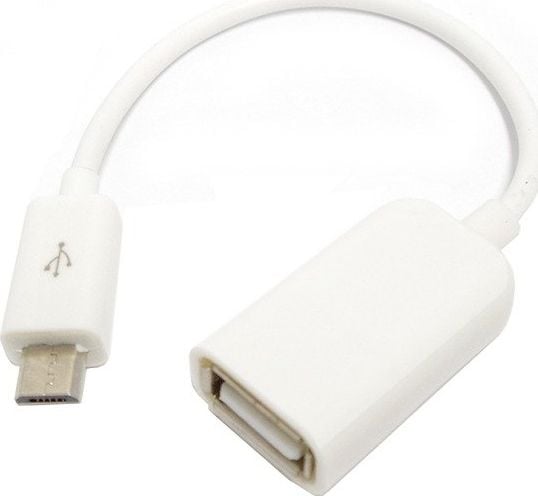 Adaptor USB microUSB - USB alb (3940)