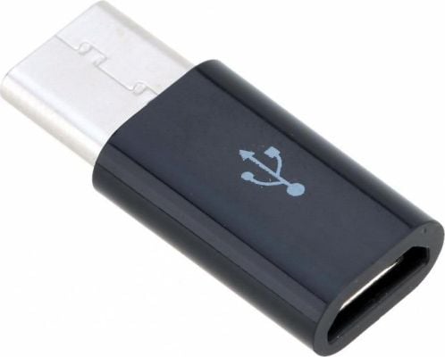 Adaptor USB Mocco USB-C - microUSB Negru (MC-AD-TYPECM-B)