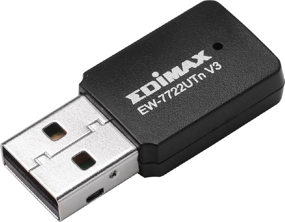 Adaptor wireless Edimax EW-7722UTn v2, 300 Mbps