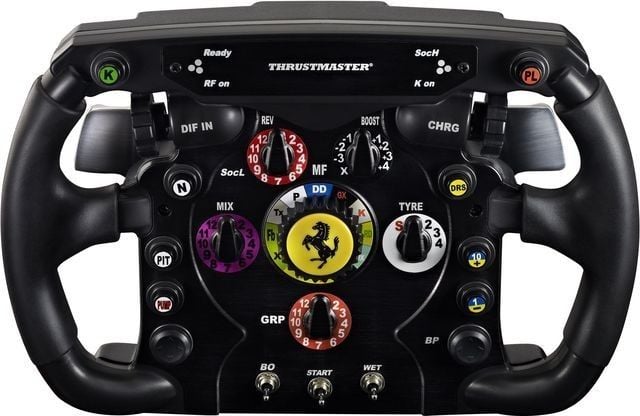 Add-on volan Ferrari F1 pentru PS3/PS4/XBOX ONE , 180&amp;deg;, 8 butoane, Negru
