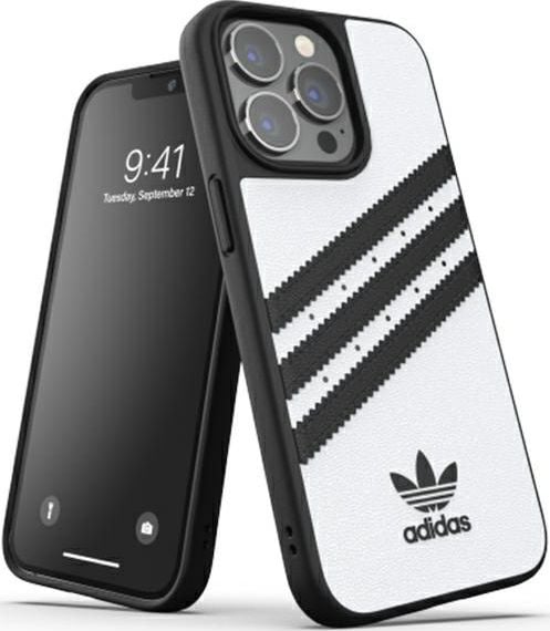 Adidas Adidas OR Molded PU FW21 iPhone 13 Pro /13 6.1` negru alb/negru alb 47115