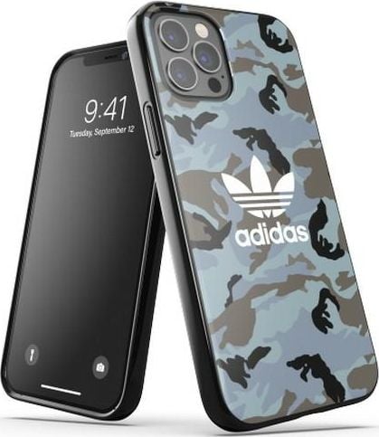 Adidas Adidas OR SnapCase Camo iPhone 12/12 Pro albastru/negru 43702