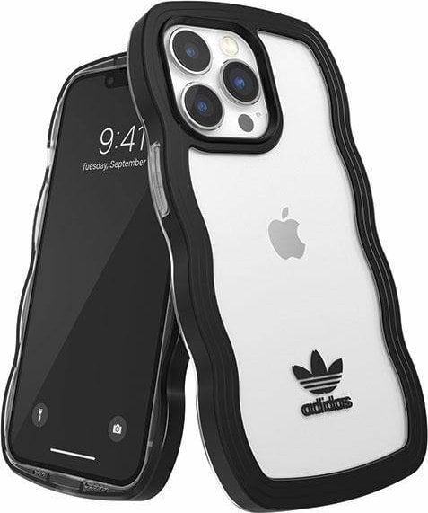 Adidas Adidas OR Wavy Case iPhone 13 Pro /13 6,1` czarny-przezroczysty/black-transparent 51900