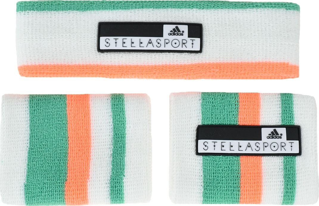 Set de brățări pentru cap pentru femei Adidas Adidas Stellasport, alb Mărime unică