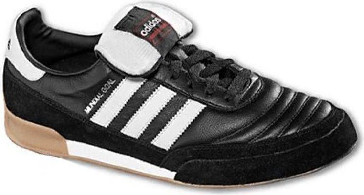 Pantofi de fotbal Adidas Mundial Goal IN, alb-negru, mărime 40 (019310)