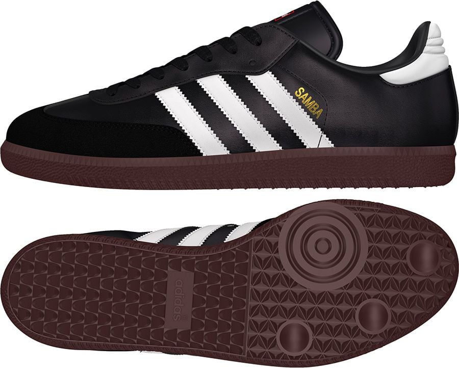 Adidas Buty piłkarskie Samba IN czarne r. 40 2/3 (019000)