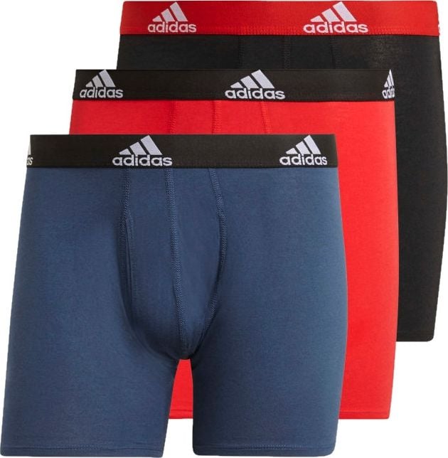 Adidas Logo Boxer Briefs 3 Perechi GN2018 S Negru