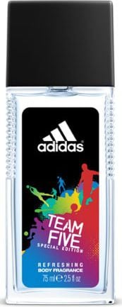 adidas Team Five Deodorant Natural Spray pentru barbati, 75 ml