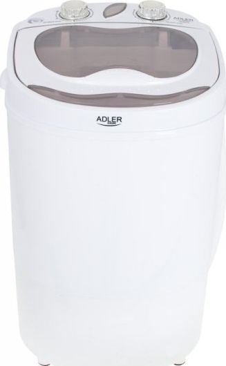 Masini de spalat rufe - Mașină de spălat Adler Spin cu centrifugă AD 8055,400 W,Alb,3 kg