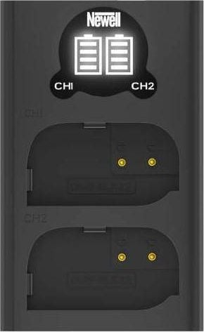 Încărcător pentru cameră Newell Încărcător Newell DL-USB-C DMW-BLK22 cu două canale pentru Panasonic LUMIX S5, GH5, G9, GH5S