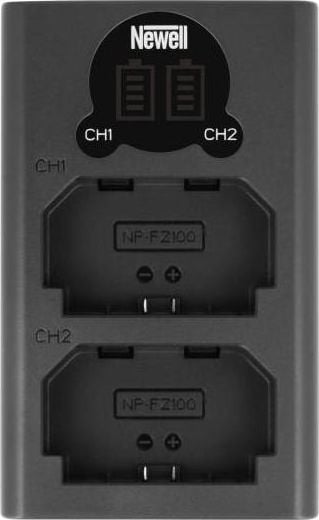 Încărcător pentru cameră Newell Încărcător Newell DL-USB-C cu două canale pentru baterii NP-FZ100